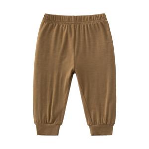 China 2023 spring and summer infant clothes bamboo baby trousers baby wear leggings pants factory