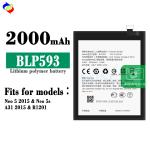 3000mAh 3.85V RECHARGABLE Polymer Lithium Battery BLP593 for OPPO Neo 5 A31R1201