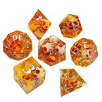 Practical Natural Resin RPG Dice Set Wear Resistant Lightweight