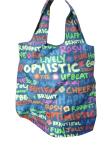 Custom reusable 200D printing folded shopping nylon storage bags