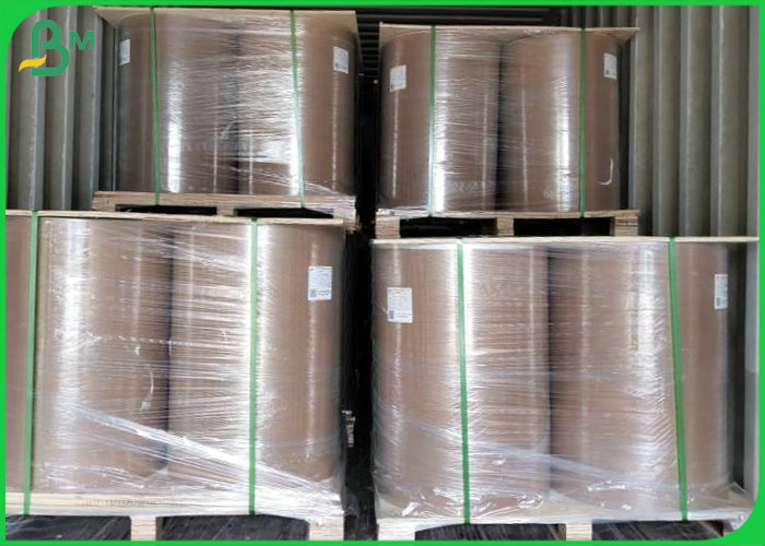 Eco Friendly 40gsm 50gsm Brown Kraft Food Packaging Paper With FSC Cetified