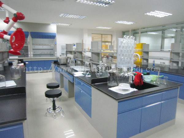 Commercial Laboratory Wall Cabinets Multi Choice Worktops With Stool Chairs