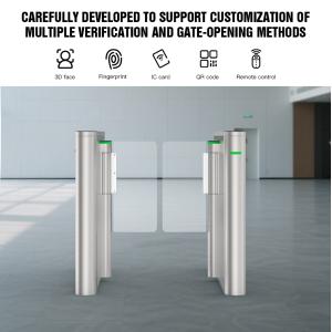 HCW Speed Gate Turnstile with 1-Second Operation 600-1000mm Channel Width and 5