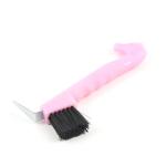 Special Designed Horse Head Hoof Pick With Brush 19cm PP Plastic Optional Color