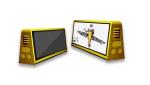 LED 4G Wifi taxi led display led screen car advertising taxi top sign for car