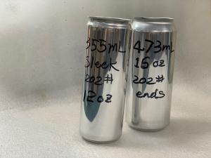 China Sleek 355ml 12Oz Blank Printed Empty Aluminum Cans factory