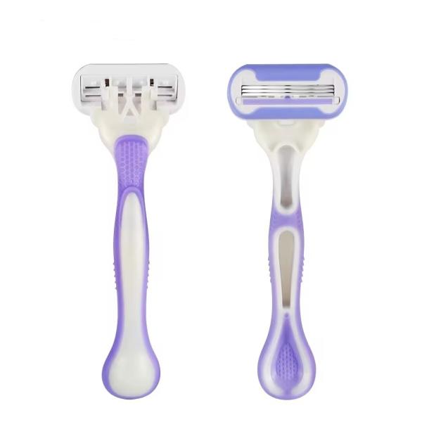 Sweden Stainless Steel Blades Women Disposable Sensitive Triple Blade Razor