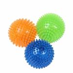 Dog Molar Rubber Ball Teeth Cleaning Sound Toy TPR Small Thorn Ball Elastic