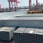 4x4 Inch Heavy-Duty Pre-Galvanized Square Steel Pipes Grade Steel 0.7mm Zinc