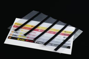 China Laminating Magnetic Stripe Coated Overlay For Plastic Card Lamination factory