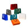 Buy cheap Cardboard Hand Length Handle Luxury Matte Paper Gift Shopping Bag with Custom from wholesalers