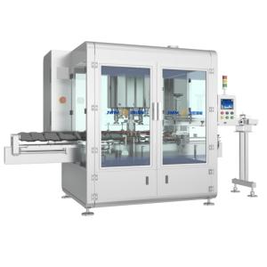 China Pesticides 1-5L Drum Six Head Automatic Rotary Anti-Theft Capping Machine factory