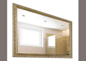 China Bathroom Decorative Framed Mirrors , Safety Explosion Large Framed Wall Mirror factory