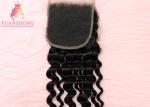 Italy 4x4 Lace Closure Full Cuticle Aligned Deep Wave 100% Virgin Human Hair