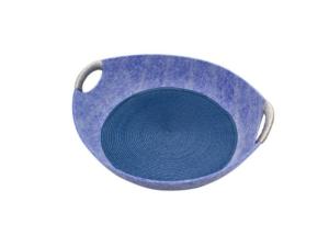 China Open Type 14*45*48 Cm Felt Pet Cave With Fresh And Breathable Mat factory