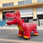 Electric Dinosaur Ride Lifelike Animatronic Scooter Amusement Park for Kids