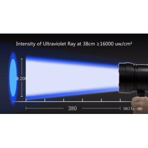 Powerful NDT Testing 370nm Handheld IP65 UV LED Lamps