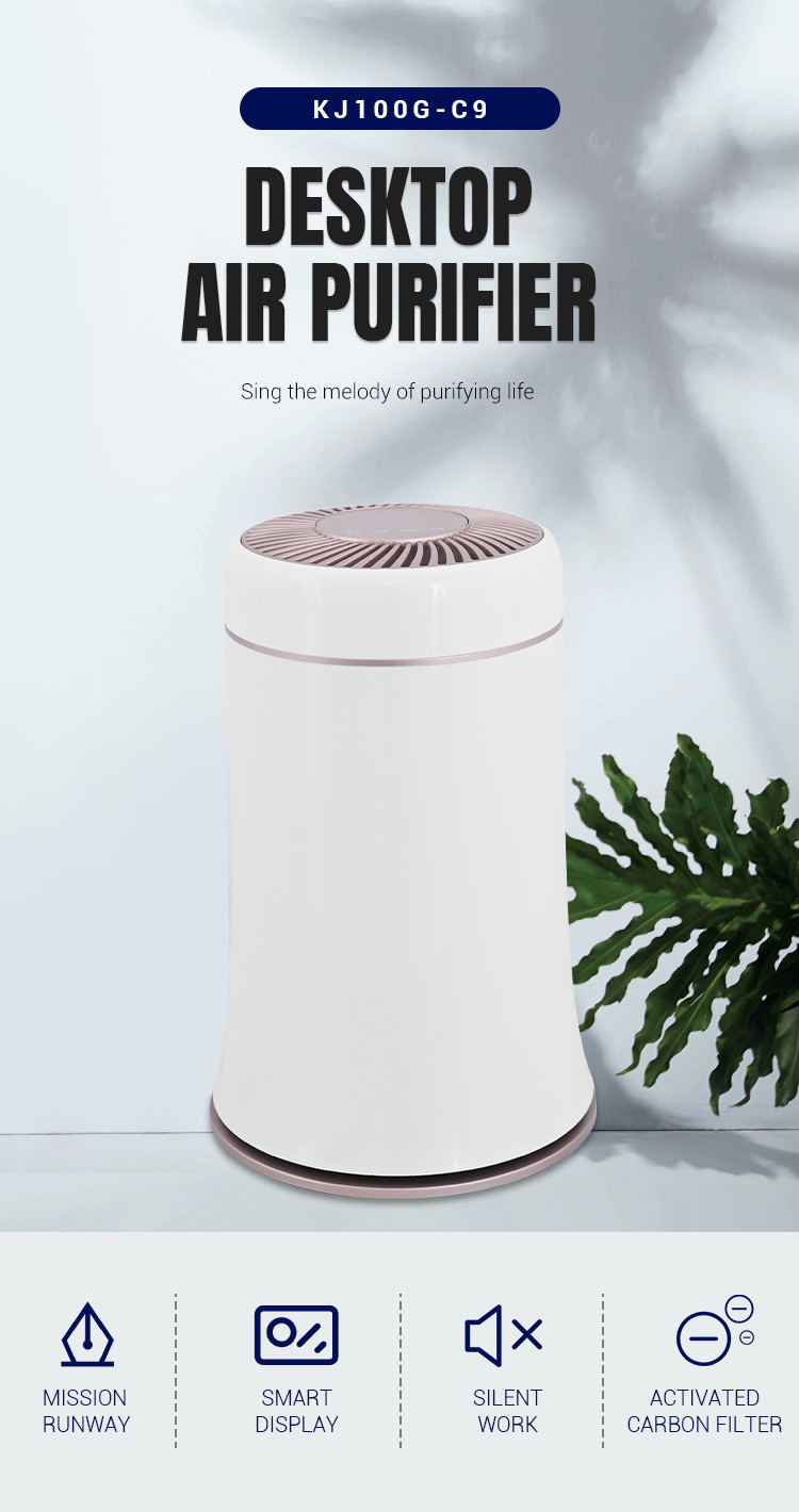 Low Noise Air Purifier Cleaner Removal 99.9% Air Purifier For Bathroom Odors
