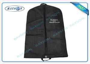 China Eco Friendly Fold Down Non Woven Fabric Bags Zipper Garment Bags Recyclable factory