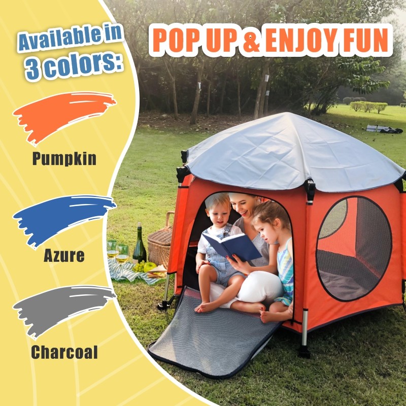 OEM Pop Up Childrens Play Tent Outside UV Prevetion Or Inside For Family