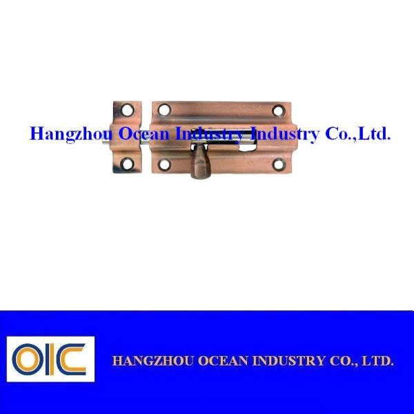 China Stainless Steel Door Latch Sliding Gate Hardware , antique copper finish factory