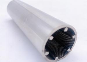 China ISO9001 Durable Cylinder Slot 0.8mm Johnson Wire Screen Spiral factory