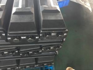 China Rubber And Steel Clip On Rubber Track Pads 175-600HD For Excavator Machinery factory