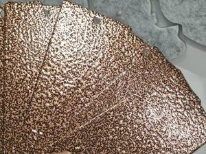 China Smooth Film Hammertone Brown Powder Coating For Architectural Applications factory
