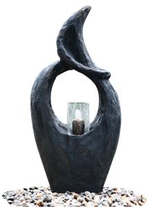 China 43&quot; Modern Garden Fountains , Decorative Indoor Fountains With Crystal Ball factory