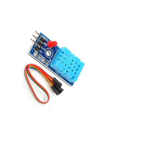 DHT11 Temperature And Humidity Sensor Module With LED With A Calibrated Digital
