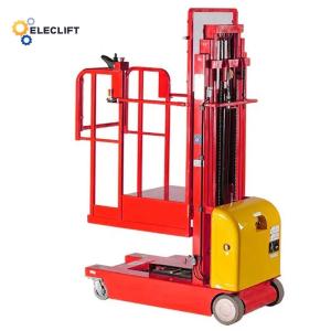 China 220V PLC Control Electric Order Picker Machine CE ISO9001 factory