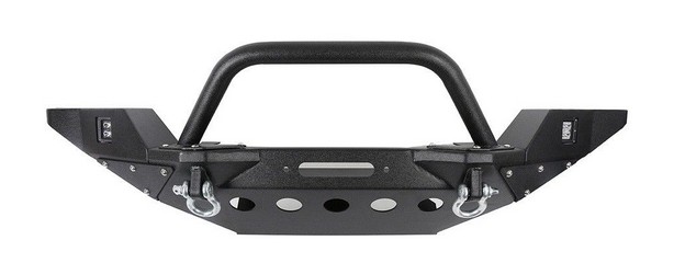 Steel Front Bumper 4x4 Winch Bumper for Wrangler jk 4x4 auto front bumper Wrangler split front bumper