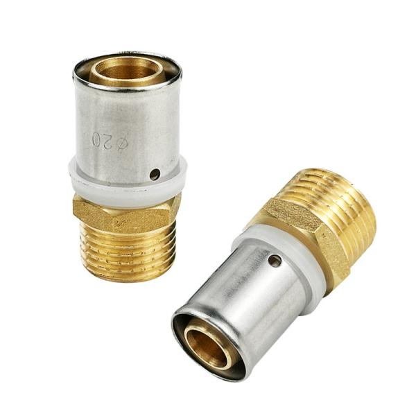 PEX Plumbing Brass Butt Weld Pipe Press Fittings TH Type 20mm 32mm 40mm Press