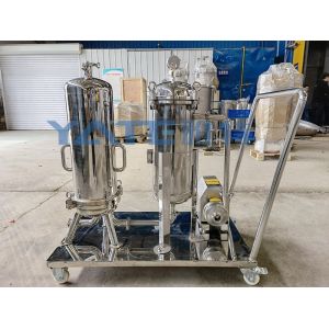 Vertical Design Stainless Steel Filter Housing with 0.2 μm Filtration Precision