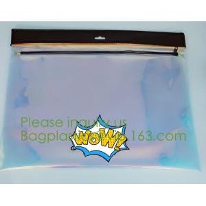 Packaging Bag Customized PVC Zipper Bag,frosted slider transparent k water proof