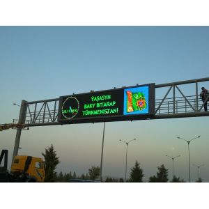 12000 Brightness 16*8 Resolution Traffic Message Board Highway Vms Signs