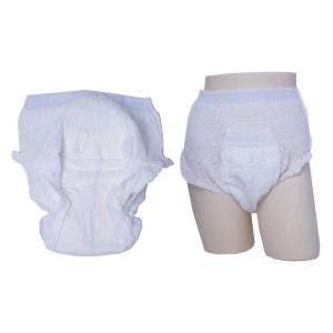 China S - XL Super Absorbent Adult Incontinence Pants Plain Woven Disposable Diapers factory