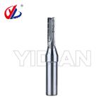 TCT Three-Edged Staggered Tooth Straight Cutter 1/2 Shank TCT 3 Flute Straight