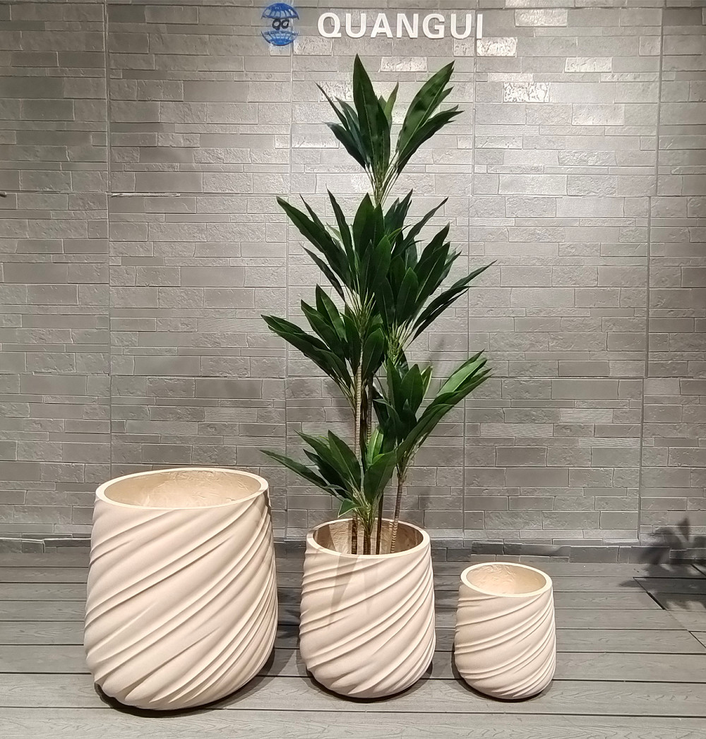 Fiber Clay Planter For Business Needs Durable And Stylish