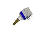 Knurled Shaft Rotary Potentiometer 6mm Diameter Round Shaft 300Ω-3MΩ Resistance