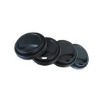 Durable Bpa Free CPLA Lid ф62mm Strawless Biodegradable White Black