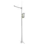 Public Security CCTV Camera Poles Galvanised Steel 6m Smart Lighting