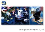 3d Wall Decor Picture With Tiger / Eagle , 3d Stereograph Printing