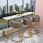 Commercial Metal Bar Stools High Stool With Velvet / PU Seat
