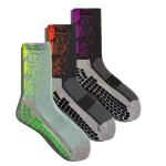 Character Pattern Type Sports Socks Non-Slip Basketball Football Socks for Men