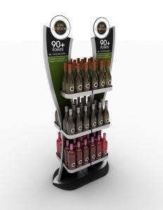 China Fashion Design 3 Layers Metal Display Fixtures Strong And Stable Performance factory