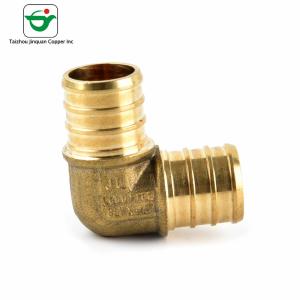 China ANSI Standard 1/2''X1/2'' Brass 90 Degree Hose Elbow Fittings factory