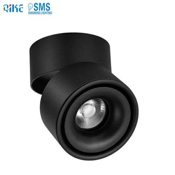 Commercial Lighting Adjustable Beam Angle Track Light 12W Epistar COB LED Track
