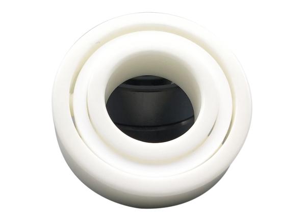695 ZrO2 Ceramic Deep Groove Ball Bearing Electrical Insulation for Vacuum