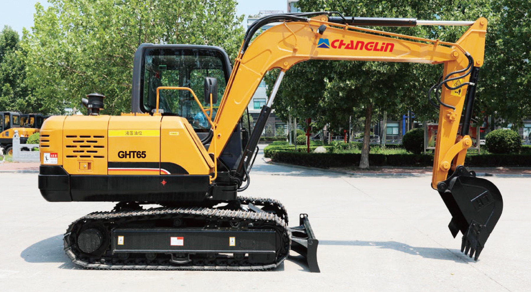 Sinomach Changlin crawler excavator GHT65 with 0.2cbm similar Komatus PC60